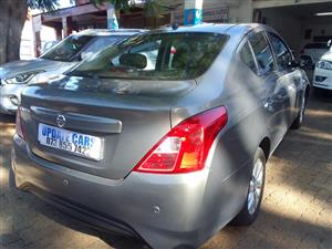 2018 Nissan Almera 1.5 Acenta Auto Grey color petrol  65000km  PDC Sensors