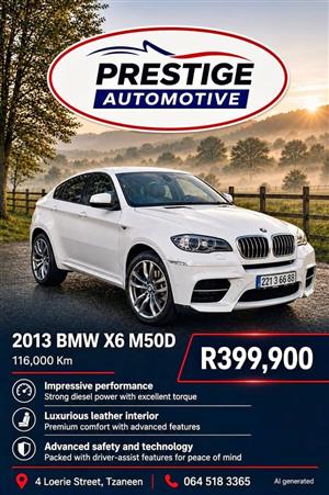 2013 BMW X6 M50D