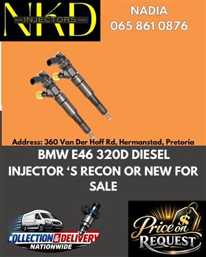 BMW E46 320D DIESEL INJECTORS 6 MONTHS WARRANTY AND TESTED
