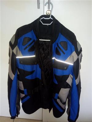 Bike jacket, leather waistcoat and gloves for sale