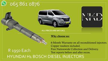 H1 HYUNDAI INJECTORS FOR SALE 