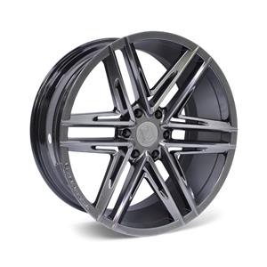 22″ QS Stealth 6/139 Hyper Black Alloy Wheels