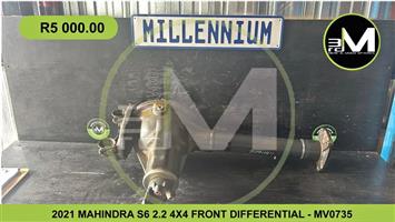 2021 MAHINDRA S6 2.2 4X4 FRONT DIFFRERENTIAL - MV0735