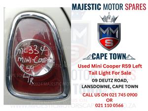 Mini Cooper R59 Left Tail Light For Sale