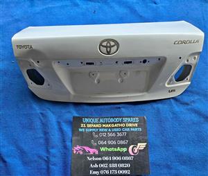 Toyota Corolla Boot Lid Tailgate