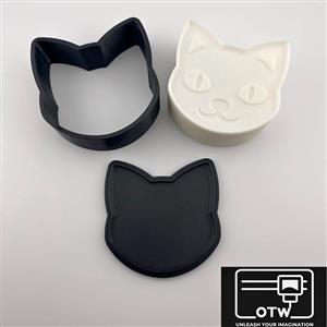70mm Cat Face Bath Bomb Mould