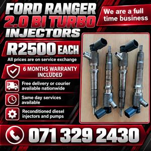 FORD RANGER 2.0 INJECTORS FOR SALE WITH WARRANTY 