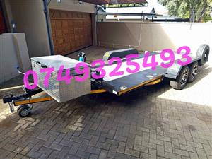 Low bed trailer