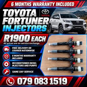 TOYOTA FORTUNER INJECTORS FOR SALE 