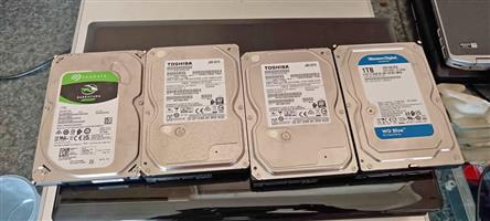 1TB 3.5 Inch desktop HDDs