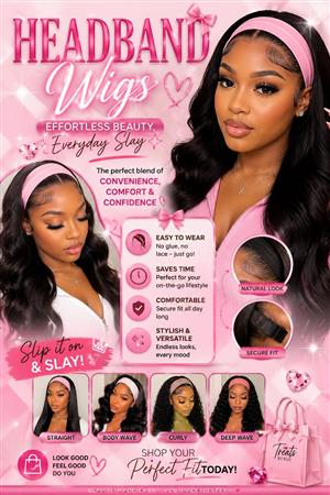 Headband wigs for sale