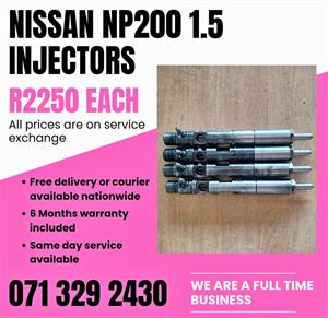 NISSAN NP200 1.5 INJECTORS FOR SALE WITH WARRANTY