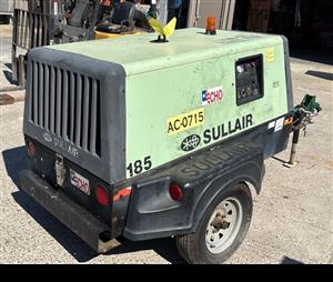 PORTABLE SULLAIR 185 AIR COMPRESSOR – TOUGH, RELIABLE & JOB-SITE READY