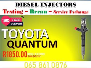 TOYOTA QUANTUM DIESEL INJECTORS FOR SALE WITH TEST REPORTS