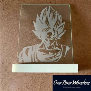 Goku Light-Up Glass Ornament