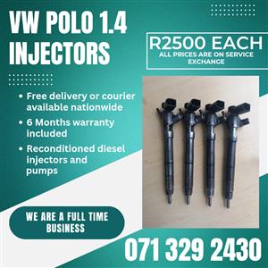 VW POLO 1.4 INJECTORS FOR SALE WITH WARRANTY INCLUDED 