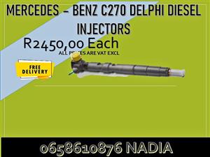 MERCEDES C270 INJECTORS FOR SALE OR RECON