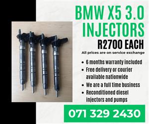 BMW X5 3.0 INJECTORS FOR SALE WITH WARRANTY 