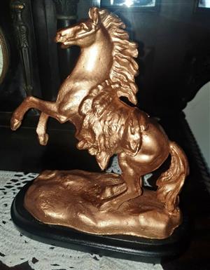 Stunning Vintage Cast metal Horse figurine