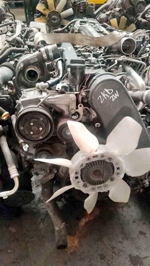 Toyota D4D 2.5 turbo diesel 2KD engine