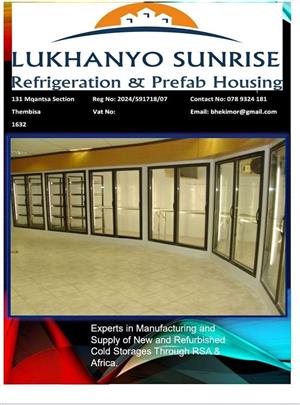 Cold rooms/ Freezer rooms/ Mortuary cabinets/ Mobile coldrooms/ Mobile chillers/ Air condition