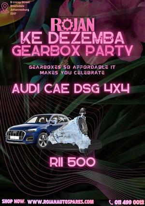 ROJAN KE DEZEMBA SPECIAL- AUDI CAE DSG 4X4 GEARBOX