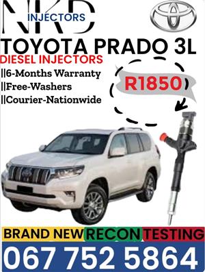 Toyota Prado 3L Diesel injectors 
