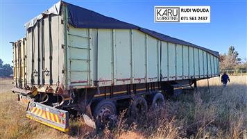 SA Truck Bodies 70m3 Grain Bottom Dumper Trailer