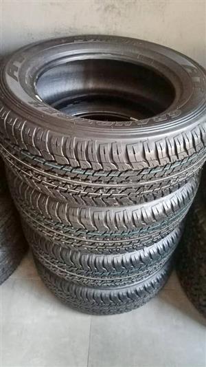 265/60/18 Dunlop Grandtrek A/T brand new set