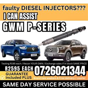 GWM P-series diesel injectors for sale