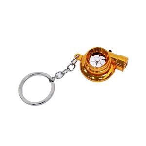 Turbocharger Keyring with LED Light & Turbo Sound Effect (Orange)