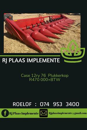 Case 12 ry 76 plukkerkop