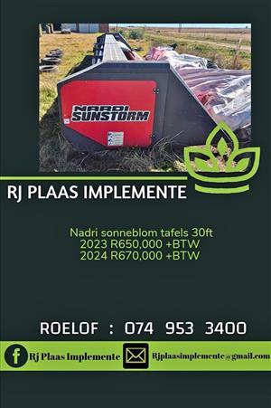 30ft nardi sonneblom tafel