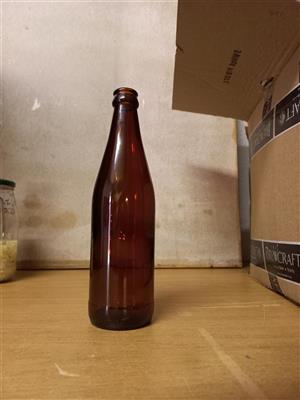 440 ml Amber glass beer bottles