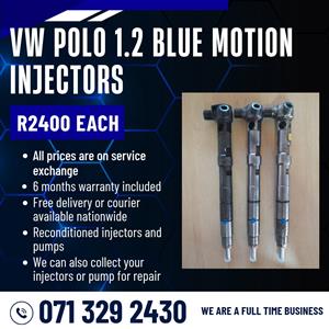 VW POLO 1.2 BLUE MOTION INJECTORS FOR SALE WITH WARRANTY 
