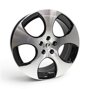 17″ CW-31 5/100 Black Machine Face Alloy Wheels