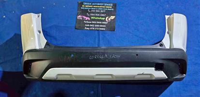 Toyota Corolla Cross Rear Back Bumper