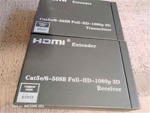 HDMI Extender Cat5e/6-568B Full HD-1080p 3D Transmitter|Receiver