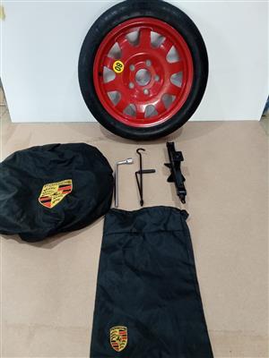Porsche Boxster/Cayman 17 inch Space Saver Spare Wheel kit