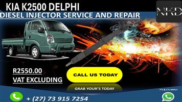 Kia K2500 Delphi Diesel Injectors 