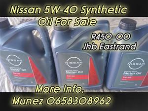 Nissan 5W-40 Synthetic Engine Oil For Sale