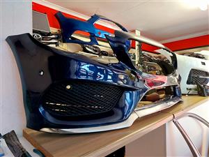  2018 MERCEDES BENZ W205 C CLASS AMG LINE FRONT BUMPER  