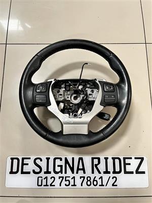 LEXUS NX200T STEERING WHEEL (AIRBAG NOT INCLUDED) AVAILABLE.