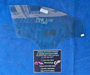 Right Front Door Window Glass for Hyundai Accent Models
