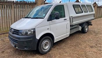 2014 VW Transporter 2.0 TDI manual single cab extra wide bin  canopy