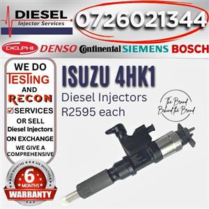 Isuzu 4HK1 diesel injectors for sale