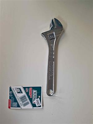 Brand new Total Tools Adjustable wrench 200mm