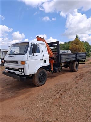 USED 1980 NISSAN CK SERIES 8 TON WITH HIAB 600 CRANE FOR SALE 