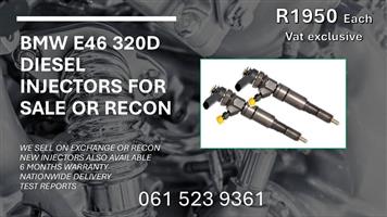 BMW E46 320D DIESEL INJECTORS -FREE COURIER NATIONWIDE