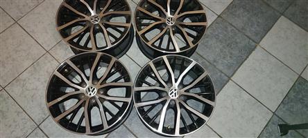 5hole 90pcd mags rims only for variety vw